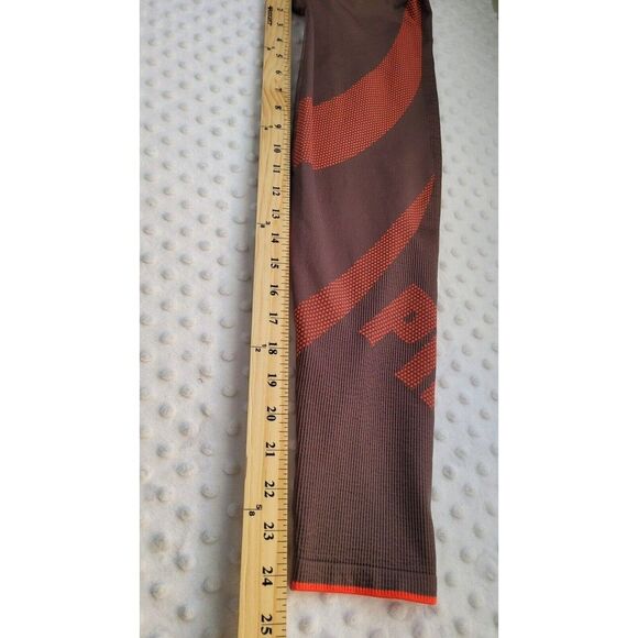 Victoria Pink Active Seamless Tight Legging Pop Dot Brown Orange Size M - A16 - Picture 7 of 10